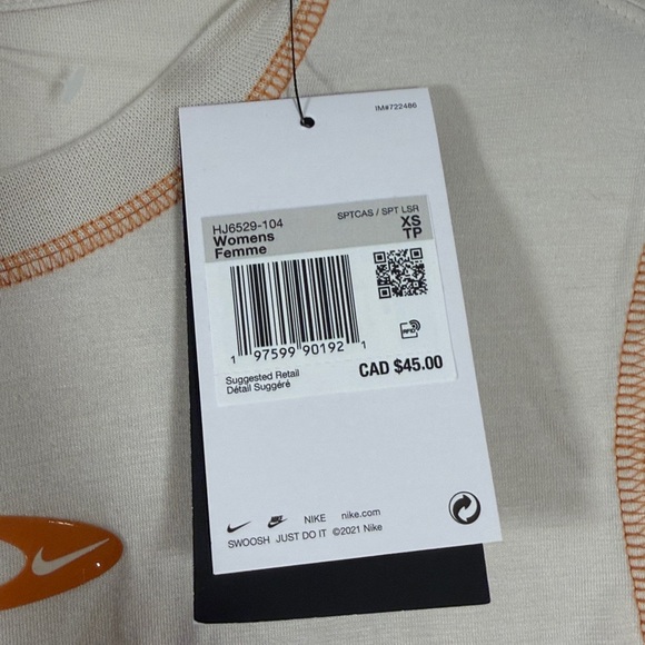 NWT Nike Chill 90s Threads logo crop t-shirt - Picture 7 of 11